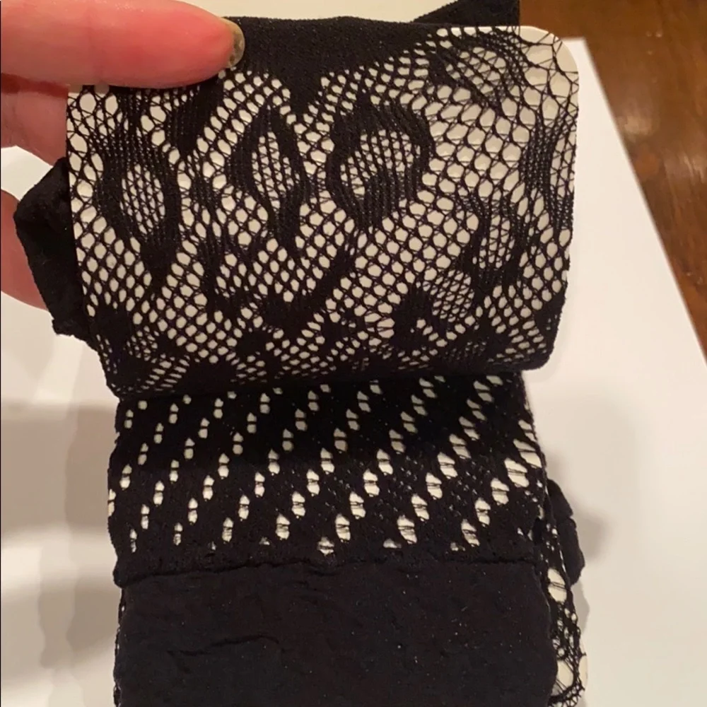 08:08 - Merona Fishnet/Lace Trouser Socks
